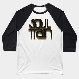 SOUL TRAIN BLACK WHITE VINTAGE Baseball T-Shirt